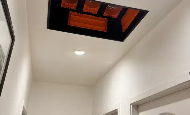 Installation d’un système de chauffage climatisation avec réseau de gaines et grilles décoratives, Jonzac, DONOVAN CHARTIER ELEC